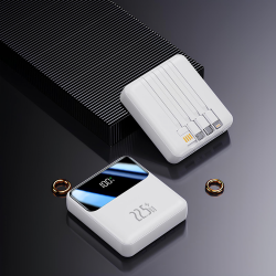 Power Bank baterija prenosiva baterija Oxpower PDC10 10000mAh bela.