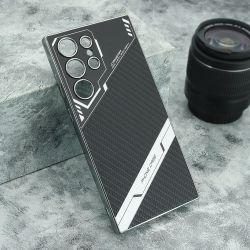 Futrola CARBON ELEGANCY za Samsung Galaxy S23 Ultra 5G crna (GKK case) (MS).
