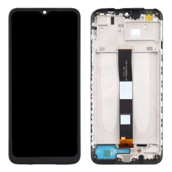 LCD Displej / ekran za Xiaomi Redmi 10A + touchscreen + frame Black CHO.