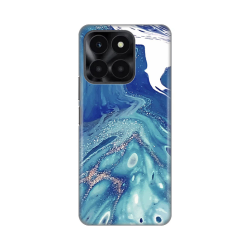 Silikonska futrola print za Huawei Honor X6a Blue Marble.