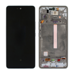 LCD Displej / ekran za Samsung A536 Galaxy A53 5G + touchscreen + frame Black Service Pack ORG/GH82-28024A.