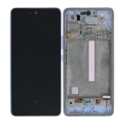LCD Displej / ekran za Samsung A536/Galaxy A53 5G + touchscreen + frame Awesome Blue Service Pack ORG/GH82-28024C.