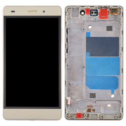 LCD Displej / ekran za Huawei P8 Lite + touchscreen + frame Gold.