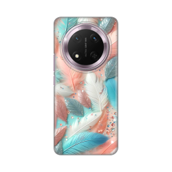 Silikonska futrola print za Huawei Honor Magic 7 lite Pastel Feathers.