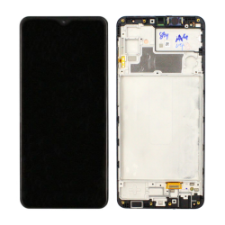 LCD Displej / ekran za Samsung M325 Galaxy M32 + touchscreen + frame Black CHO.