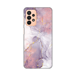Silikonska futrola print za Samsung A235 Galaxy A23 Pink Marble.