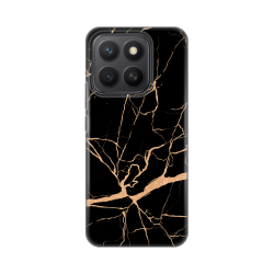 Silikonska futrola print za Huawei Honor X8c All Black.