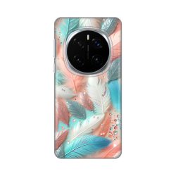 Silikonska futrola print za Huawei Honor Magic 7 Pro Pastel Feathers.