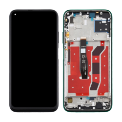 LCD Displej / ekran za Huawei P40 Lite +touch screen crni+frame zeleni.