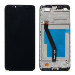 LCD Displej / ekran za Huawei Y6 2018/Honor 7A+touch screen crni+frame.