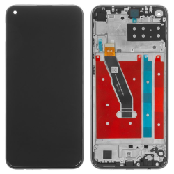LCD Displej / ekran za Huawei P40 Lite E+touch screen crni+frame crni.
