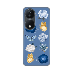 Silikonska futrola print za Huawei Honor X7b Dusty Blue.