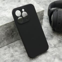 Futrola VELVET TOUCH za iPhone 15 Pro (6.1) crna (MS).
