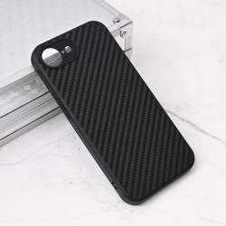 Futrola Carbon fiber za iPhone 16e crna.
