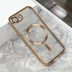 Futrola Magsafe Lux za iPhone 16E zlatna.