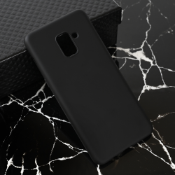 Futrola Teracell Giulietta za Samsung A730F Galaxy A8 Plus 2018 mat crna.