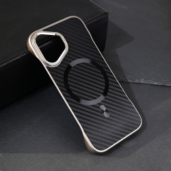 Futrola Magsafe Carbon za iPhone 16 6.1 crna.