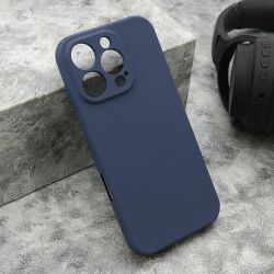 Futrola VELVET TOUCH za iPhone 16 Pro (6.3) tamno plava (MS).