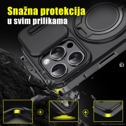 Futrola CamShield Ring stand za Samsung A266 Galaxy A26 5G plava.