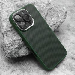 Futrola CARBON MagSafe za iPhone 16 Pro (6.3) zelena (small camera) (MS).