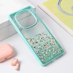 Futrola Frame Glitter za Xiaomi Redmi Note 14 Pro 5G mint.