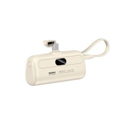 Power Bank baterija REMAX RPP-77 fast charging lightning 5000mAh white (MS).