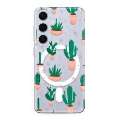 Futrola silikonska print MagSafe za Samsung S921 Galaxy S24 5G cactus (MS).