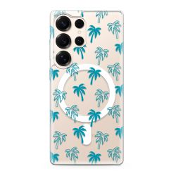 Futrola silikonska print MagSafe za Samsung S938 Galaxy S25 Ultra 5G palm (MS).