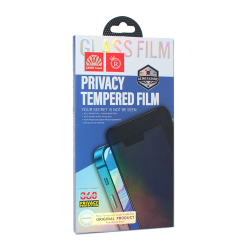 Zastitno staklo Staklena folija glass Privacy 2.5D full glue za Samsung A266 Galaxy A26 5G crni.