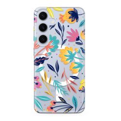 Futrola silikonska print MagSafe za Samsung S921 Galaxy S24 5G rainbow palm (MS).
