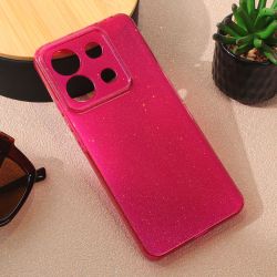 Futrola Sparkle Dust za Xiaomi Redmi Note 13 Pro 5G bordo.