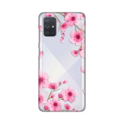 Silikonska futrola print Skin za Samsung A715F Galaxy A71 Rose flowers.