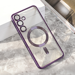 Futrola Magsafe Lux za Samsung S936 Galaxy S25 Plus ljubicasta.