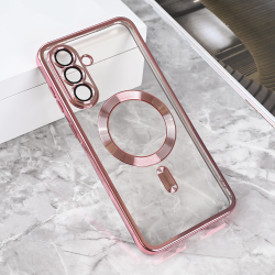 Futrola Magsafe Lux za Samsung A566 Galaxy A56 5G roze.