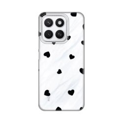 Silikonska futrola print Skin za Huawei Honor X8c Hearts.