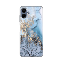 Silikonska futrola print za Samsung A065F Galaxy A06 Blue Gold Marble.