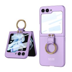 Futrola SMOOTH RING za Samsung F741B Galaxy Z Flip 6 5G ljubicasta (GKK case) (MS).