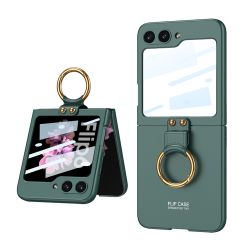 Futrola SMOOTH RING za Samsung F741B Galaxy Z Flip 6 5G zelena (GKK case) (MS).