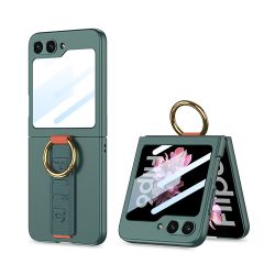 Futrola STRAP RING CASE za Samsung F741B Galaxy Z Flip 6 5G tamno zelena (GKK case) (MS).