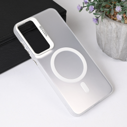 Futrola Magsafe providna za Samsung S936 Galaxy S25 Plus srebrna.