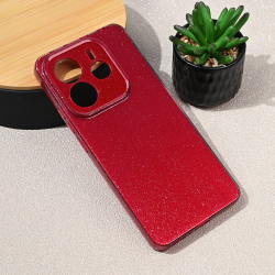 Futrola Sparkle Dust za Xiaomi Redmi Note 14 5G bordo.