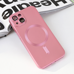 Futrola Magsafe Chrome za iPhone 14 roze.
