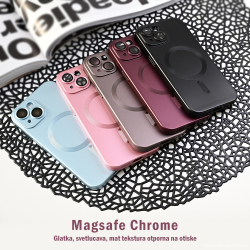 Futrola Magsafe Chrome za iPhone 13 ljubicasta.