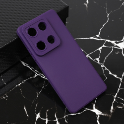 Futrola Teracell Giulietta za Xiaomi Redmi Note 14S (EU) mat tamno ljubicasta.