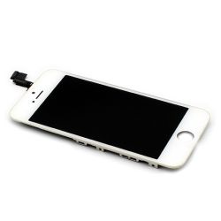 LCD Displej / ekran za Iphone 5S + touchscreen white ORG (MS).
