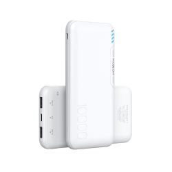 Power Bank baterija Moxom MX-PB119 10000 mAh 2.4A beli (MS).