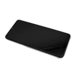 LCD Displej / ekran za Samsung A315 Galaxy A31 + touchscreen + frame black OLED (small size) (MS).