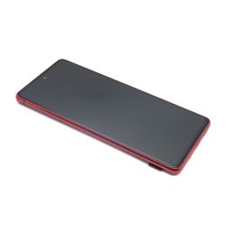 LCD Displej / ekran za Samsung G780 Samsung G780F Galaxy S20 FE + touchscreen + frame red Full ORG EU (MS).