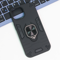 Futrola Cube Ring za iPhone 15 crna.
