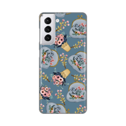 Silikonska futrola print za Samsung G991 Galaxy S21 Retro Blue.